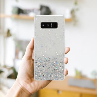 Samsung Galaxy NOTE 8 Suojakuori Kotelo (Läpinäkyvä)