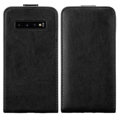 Samsung Galaxy S10 4G Suojakuori Lompakkokotelo (Musta)