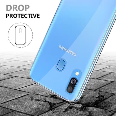 Samsung Galaxy A40 Suojakuori Cover (Läpinäkyvä)