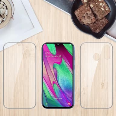 Samsung Galaxy A40 Suojakuori Cover (Läpinäkyvä)