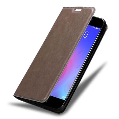 MEIZU M6 Suojakuori Lompakkokotelo (Ruskea)
