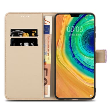 Huawei MATE 30 Suojakuori Lompakkokotelo (Violetti)