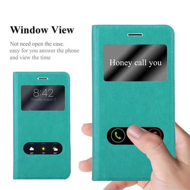 Lompakkokotelo Samsung Galaxy A7 2015 Case (Turkoosi)
