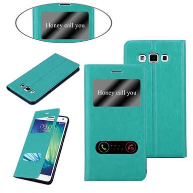 Lompakkokotelo Samsung Galaxy A7 2015 Case (Turkoosi)