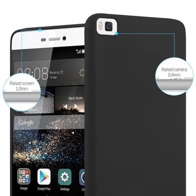 Suojakuori Huawei P8 Kotelo (Musta)