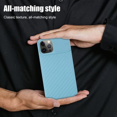 iPhone 12 PRO MAX Case Suojakuori Cover (Turkoosi)