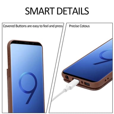 Suojakuori Samsung Galaxy S9 PLUS Kotelo (Ruskea)
