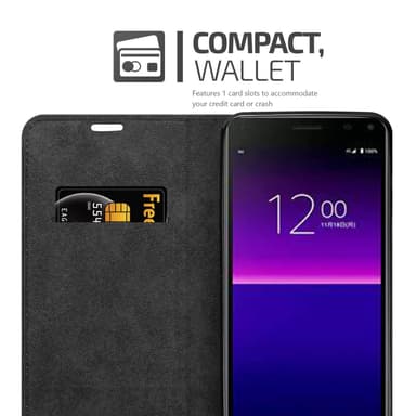 Sony Xperia 20 Suojakuori Lompakkokotelo (Ruskea)