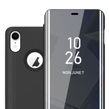 Suojakuori iPhone XR Lompakkokotelo (Musta)