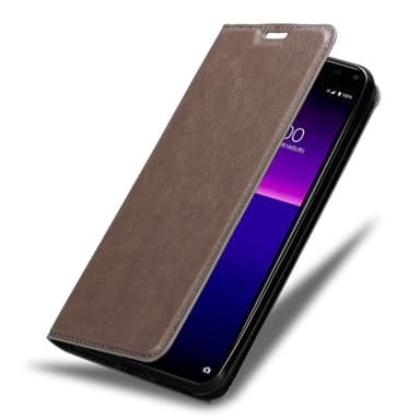 Sony Xperia 20 Suojakuori Lompakkokotelo (Ruskea)