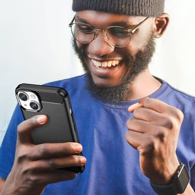 Suojakuori iPhone 14 PLUS Kotelo (Musta)