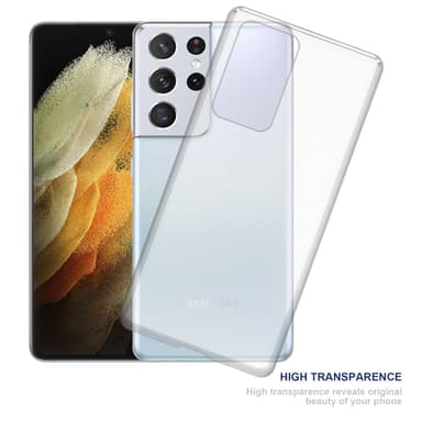 Samsung Galaxy S22 ULTRA Suojakuori Kotelo (Läpinäkyvä)