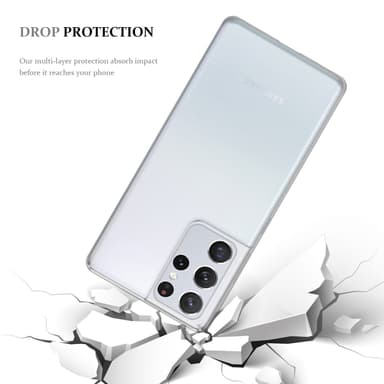 Samsung Galaxy S22 ULTRA Suojakuori Kotelo (Läpinäkyvä)