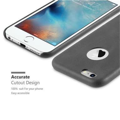 iPhone 6 / 6S Suojakuori Case Kotelo (Musta)