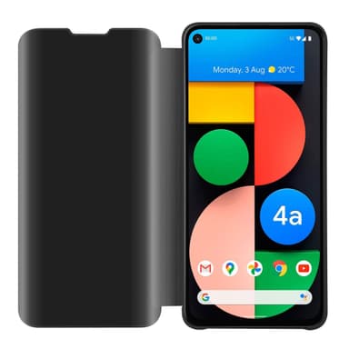 Suojakuori Google PIXEL 4A Lompakkokotelo (Musta)