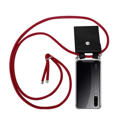 Huawei P30 Suojakuori Kotelo Ketju (Punainen)