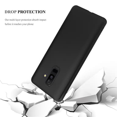 Samsung Galaxy A6 PLUS 2018 Suojakuori Kotelo (Musta)