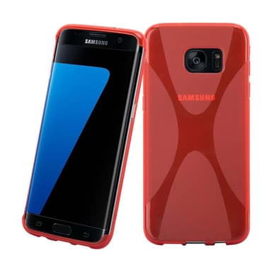 Samsung Galaxy S7 EDGE Suojakuori Cover (Punainen)