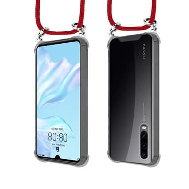 Huawei P30 Suojakuori Kotelo Ketju (Punainen)