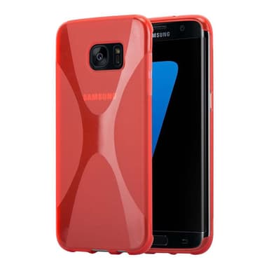 Samsung Galaxy S7 EDGE Suojakuori Cover (Punainen)