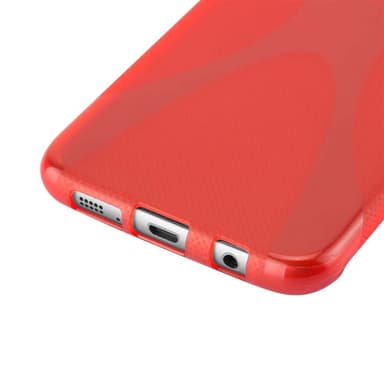Samsung Galaxy S7 EDGE Suojakuori Cover (Punainen)