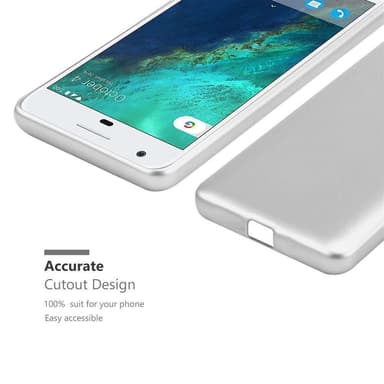 Google PIXEL Suojakuori Kotelo (Hopea)