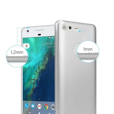Google PIXEL Suojakuori Kotelo (Hopea)