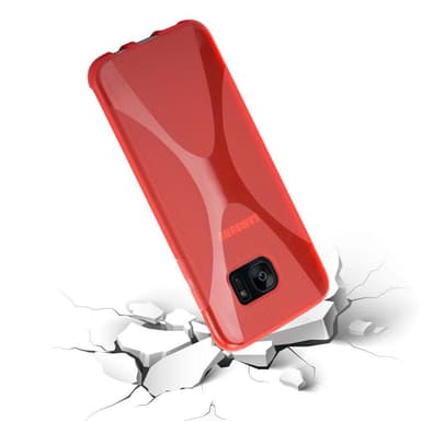 Samsung Galaxy S7 EDGE Suojakuori Cover (Punainen)