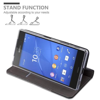 Sony Xperia Z5 Suojakuori Lompakkokotelo (harmaa)
