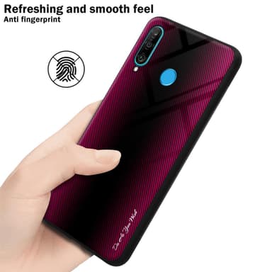 Huawei P30 LITE Suojakuori Kotelo (Vaaleanpunainen)