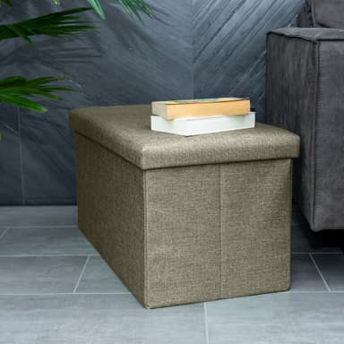 Taitettava penkki 78x38x38 cm Jakkara (ruskea)