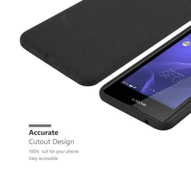 Suojakuori Sony Xperia E3 Kotelo (Musta)