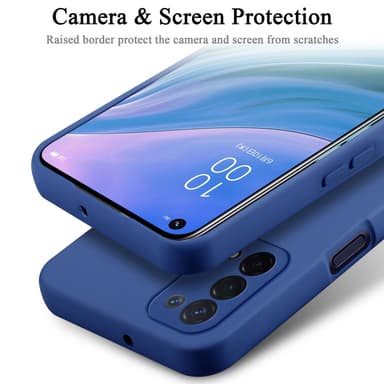OPPO A54 5G / A74 5G Suojakuori Kotelo (Sininen)