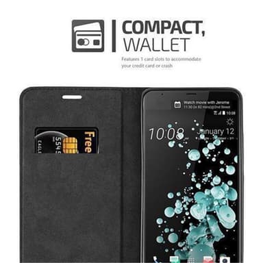 HTC U ULTRA Suojakuori Lompakkokotelo (Punainen)