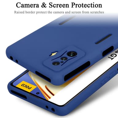 Xiaomi Poco F4 GT Suojakuori Kotelo Case (Sininen)