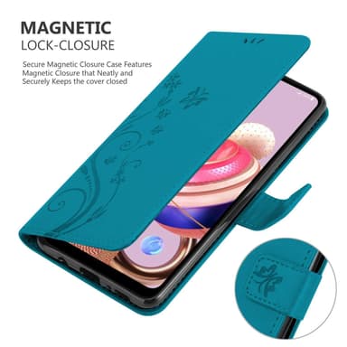 LG K51S Suojakuori Lompakkokotelo (Sininen)