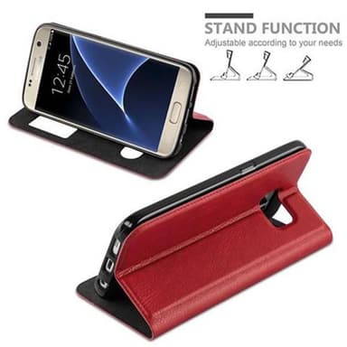 Lompakkokotelo Samsung Galaxy S7 Case (Punainen)