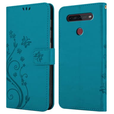 LG K51S Suojakuori Lompakkokotelo (Sininen)
