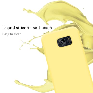 Samsung Galaxy S7 EDGE Suojakuori Kotelo (Keltainen)