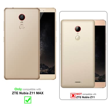 ZTE Nubia Z11 MAX Suojakuori Lompakkokotelo (Musta)