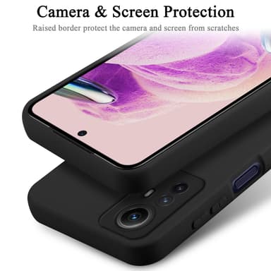 Redmi Note 12S Suojakuori Kotelo Case (Musta)