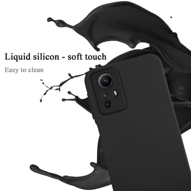 Redmi Note 12S Suojakuori Kotelo Case (Musta)