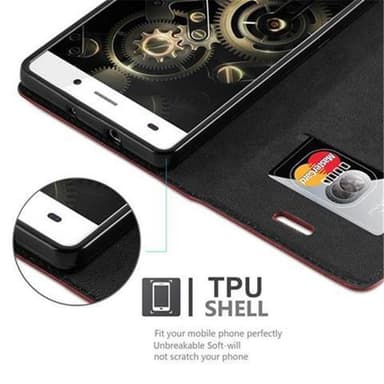 Huawei P8 LITE 2015 Suojakuori Lompakkokotelo