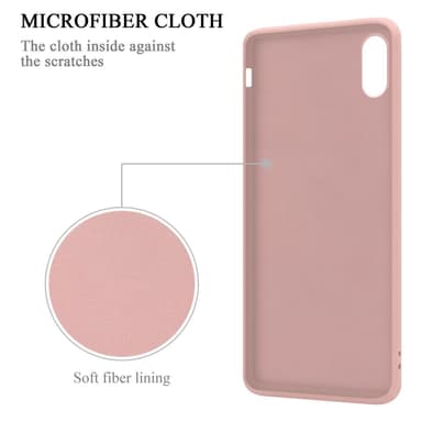 iPhone XR Suojakuori Case Kotelo (Vaaleanpunainen)