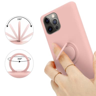 iPhone 12 PRO MAX Suojakuori Kotelo (Vaaleanpunainen)