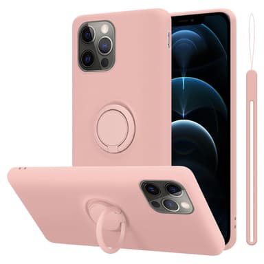 iPhone 12 PRO MAX Suojakuori Kotelo (Vaaleanpunainen)