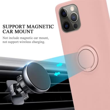 iPhone 12 PRO MAX Suojakuori Kotelo (Vaaleanpunainen)