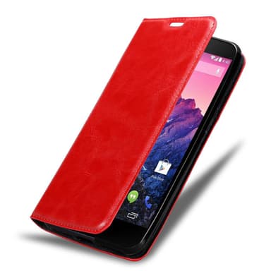 LG Google NEXUS 5 Suojakuori Lompakkokotelo (Punainen)
