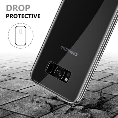 Samsung Galaxy S8 PLUS Suojakuori Cover (Läpinäkyvä)