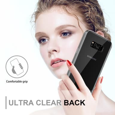 Samsung Galaxy S8 PLUS Suojakuori Cover (Läpinäkyvä)